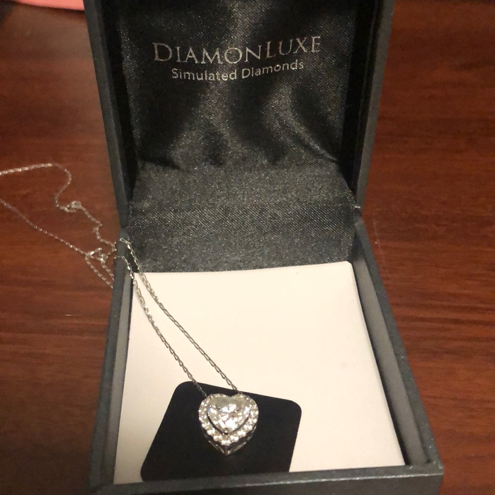 Diamond heart necklace